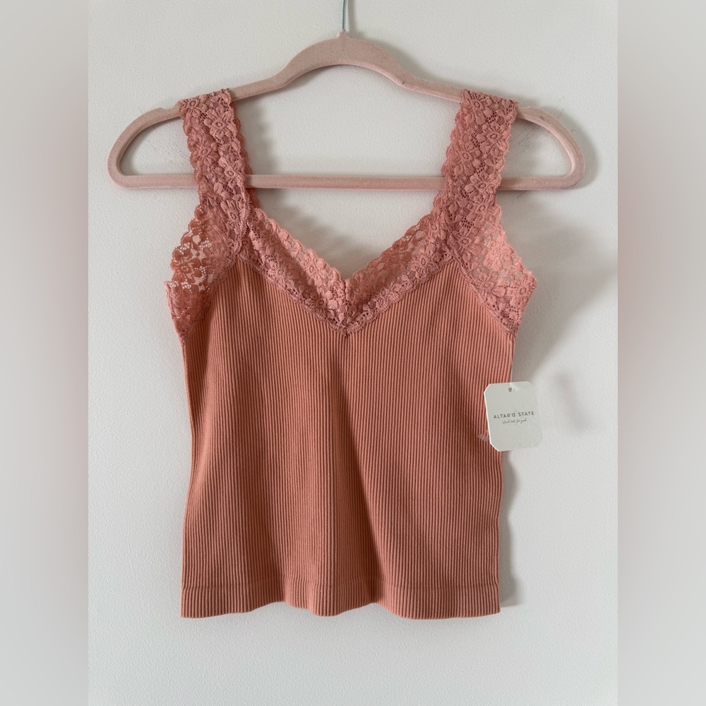 NWT - Altar’d State Natasha Lace Cami - Size M/L